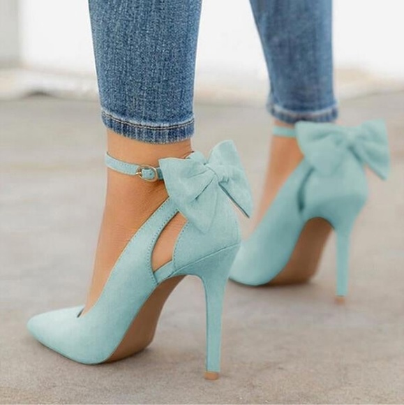 Shoes - Bowknot High Heels
